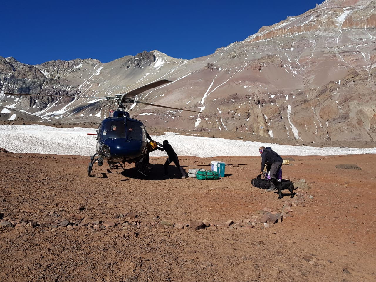 La Patrulla de Rescate comenzó la temporada 2019-2020 en el Parque Provincial Aconcagua